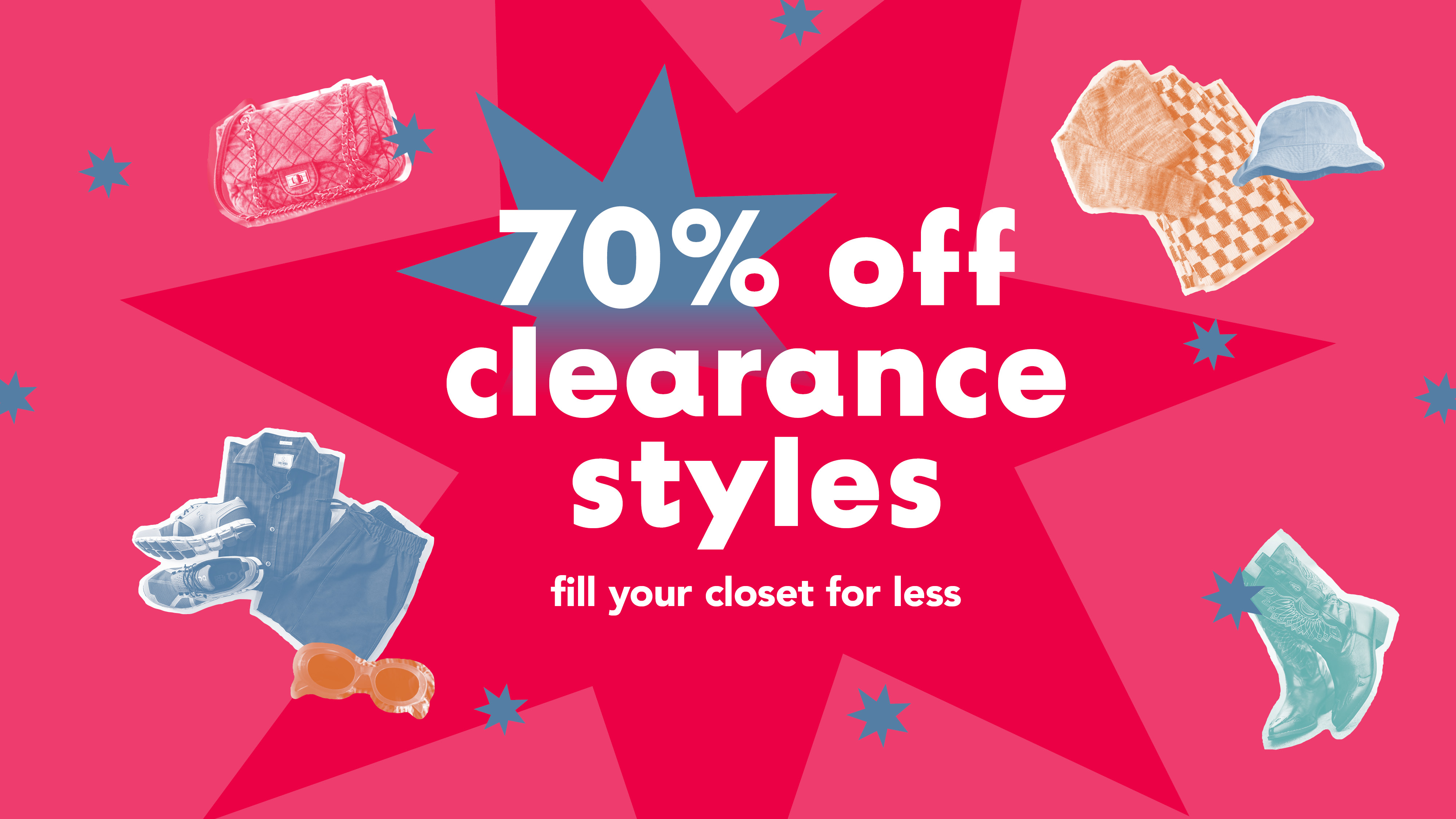 70% Off Clearance